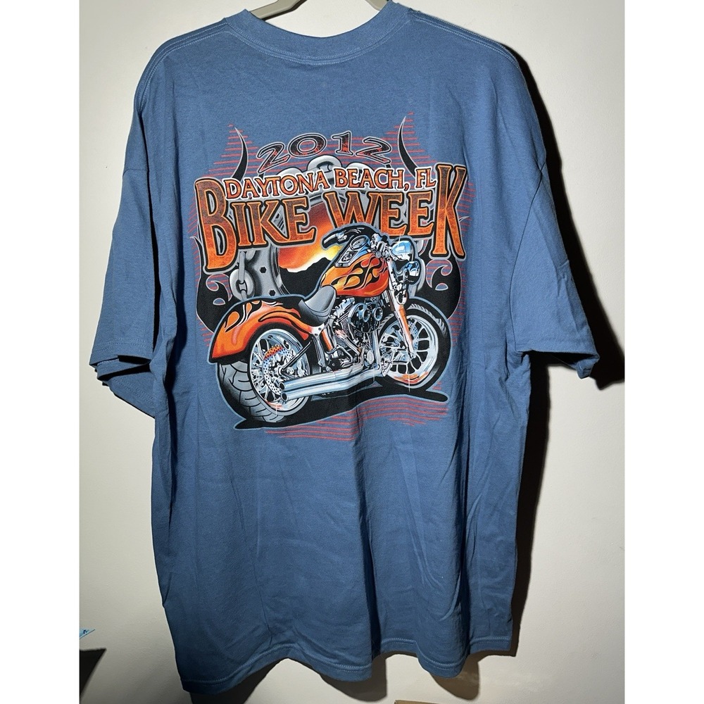 Daytona Beach Florida 2012 BIKE WEEK 71st Annual Men's Size 2XL Pre-Owned